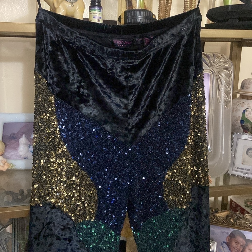 Manish Arora Paris designer pants sequins embellished size S. Runway. - Picture 3 of 15